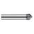 Harvey Tool 691608-C3 | 0.125" Shank x 0.048" LOC x 1.500" OAL x 50 Degree Angle Per Side 4 Flute AlTiN Coated Carbide Pointed Chamfer Cutter