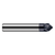 Harvey Tool 859720-C3 | 0.313" Shank x 0.151" LOC x 2.500" OAL x 45 Degree Angle Per Side 4 Flute AlTiN Coated Carbide Flat Chamfer Cutter
