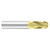Fullerton Tool 30526 | 1" Diameter x 1" Shank x 4" OAL 4 Flute TiN Coated Ball End Mill