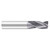 Fullerton Tool 30716 | 1" Diameter x 1" Shank x 4" OAL 3 Flute TiAlN Coated Square End Mill