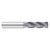 Fullerton Tool 31904 | 1" Diameter x 1" Shank x 6" OAL x 0.015" Radius 4 Flute TiAlN Coated Corner Radius End Mill