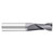 Fullerton Tool 32851 | 7/16" Diameter x 7/16" Shank x 2-3/4" OAL 2 Flute TiAlN Coated Stub Length Square End Mill