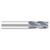 Fullerton Tool 33106 | 11/64" Diameter x 3/16" Shank x 2" OAL 4 Flute TiN Coated Square End Mill