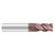 Fullerton Tool 33510 | 5/16" Diameter x 5/16" Shank x 2-1/2" OAL 4 Flute FC20 Coated Square End Mill