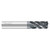 Fullerton Tool 36466 | 1/2" Diameter x 1/2" Shank x 3" OAL x 0.020" Radius 5 Flute FC21 Coated Corner Radius End Mill