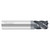 Fullerton Tool 36501 | 3/8" Diameter x 3/8" Shank x 2-1/2" OAL x 0.020" Radius 5 Flute FC21 Coated Corner Radius End Mill