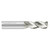Fullerton Tool 38699 | 1" Diameter x 1" Shank x 4" OAL x 0.030" Radius 3 Flute FC5 Coated Corner Radius End Mill