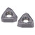 Tungaloy 6970329 | 0.228" Circle Diameter x 0.094" Thickness x 0.020" Radius TiAlN Coated Carbide Indexable Drill Insert