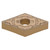 Tungaloy 6947181 | DNMG 432 PS AH8015 1/2" Circle Diameter x 0.187" Thickness x 0.610" Edge Length x 0.032" Radius AlTiN Coated Carbide Turning Insert