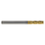 M A Ford 11125000T | 1/4" Diameter x 1/4" Shank x 3/4" LOC x 2.500" OAL x 30 Degree Helix Angle 4 Flute TiN Coated Carbide Square End Mill