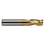 M A Ford 11643750T | 7/16" Diameter x 7/16" Shank x 1.000" LOC x 2.750" OAL x 30 Degree Helix Angle 3 Flute TiN Coated Carbide Square End Mill
