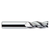 M A Ford 13837500 | 3/8" Diameter x 3/8" Shank x 1/2" LOC x 2.000" OAL x 36 Degree Helix Angle 3 Flute Uncoated Carbide Square End Mill