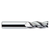 M A Ford 13850000 | 1/2" Diameter x 1/2" Shank x 5/8" LOC x 3.000" OAL x 36 Degree Helix Angle 3 Flute Uncoated Carbide Square End Mill