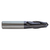 M A Ford 15037500A | 3/8" Diameter x 3/8" Shank x 1.000" LOC x 2.500" OAL x 30 Degree Helix Angle 2 Flute ALtima Coated Carbide Ball Nose End Mill