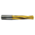 M A Ford 20515750T | 4.00mm Diameter x 0.158" Shank x 27.00mm LOC x 54.00mm OAL x 135 Degree Included Angle 2 Flute TiN Coated Carbide Screw Machine Length Drill Bit