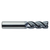 M A Ford 27725004B | 1/4" Diameter x 1/4" Shank x 3/8" LOC x 2.000" OAL x 0.030" Radius x 38-41 Degree Helix Angle 4 Flute ALtima Blaze Coated Carbide Corner Radius End Mill