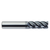 M A Ford 27850017B | 1/2" Diameter x 1/2" Shank x 1.000" LOC x 3.000" OAL x 0.090" Radius x 40 Degree Helix Angle 5 Flute ALtima Blaze Coated Carbide Corner Radius End Mill