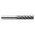 M A Ford 278LCB25007B | 1/4" Diameter x 1/4" Shank x 1-1/4" LOC x 3.000" OAL x 0.090" Radius x 40 Degree Helix Angle 5 Flute ALtima Blaze Coated Carbide Corner Radius End Mill with Chip Breaker