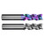 M A Ford 33475000R.030GP | 3/4" Diameter x 3/4" Shank x 1.000" LOC x 4.000" OAL x 0.030" Radius x 45 Degree Helix Angle 3 Flute Gem Plus Coated Carbide Roughing End Mill