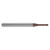 M A Ford 3MVSM0200R.20N5AH | 2.00mm Diameter x 4.00mm Shank x 10.00mm Neck Length x 0.20mm Radius x 31-35 Degree Helix Angle 3 Flute ALtima Xtreme Coated Carbide Corner Radius End Mill