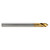 M A Ford 61T018702 | 3/16" Diameter x 3/16" Shank x 1-1/2" OAL x 82 Degree Included Angle 1 Flute TiN Coated HSS 61T Countersink