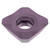 Seco Tools 10321783 | SEEX1505AFN-M12 0.625" Circle Diameter x 0.219" Thickness x 0.059" Radius x 20 Degree Clearance Angle 4 Edge Count PVD Coated MP2051 Grade Carbide Milling Insert