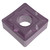 Seco Tools 10339120 | SNMG120412-MF1 0.500" Circle Diameter x 0.187" Thickness x 0.047" Radius x 90 Degree Included Angle 8 Edge Count PVD Coated TS2050 Grade Carbide Turning Insert