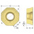 Seco Tools 10260327 | OOMT060510SN-M20 0.621" Inscribed Circle Diameter x 0.039" Radius x 0.219" Insert Thickness 8 Cutting Edge CVD Coated Carbide MP2501 Grade OOMT Milling Insert