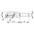 Fowler 54-194-935-0 | 4.00mm Diameter Short Swivel Holder