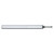 Mikron Tool 2.BC.03140090.1 | CrazyMill Chamfer 0.009" Size x 0.055" Head Diameter x 0.157" Shank x 0.236" LOC x 1.970" OAL 4 Flute eXedur RIP Coated Back Chamfer Tool