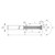 Mikron Tool 2.BC.03140090.1 | CrazyMill Chamfer 0.009" Size x 0.055" Head Diameter x 0.157" Shank x 0.236" LOC x 1.970" OAL 4 Flute eXedur RIP Coated Back Chamfer Tool