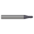 Harvey Tool 714924-C3 | 0.375" Cutter Diameter x 0.570" LOC x 3/8" Shank x 2-1/2" OAL 5 Flute C3 Coated Carbide Miniature Ball End Mill