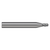 Harvey Tool 714932 | 0.500" Cutter Diameter x 0.750" LOC x 1/2" Shank x 3" OAL 5 Flute Uncoated Carbide Miniature Ball End Mill