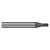 Harvey Tool 679110-C3 | 0.156" Cutter Diameter x 3/16" Shank x 0.235" LOC x 2" OAL x 0.010" Radius 5 Flute C3 Coated Carbide Miniature Corner Radius End Mill
