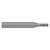 Harvey Tool 719830 | 0.188" Cutter Diameter x 3/16" Shank x 0.570" LOC x 2" OAL x 0.030" Radius 5 Flute Uncoated Carbide Miniature Corner Radius End Mill