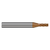 Harvey Tool 719510-C10 | 0.188" Cutter Diameter x 3/16" Shank x 0.285" LOC x 2" OAL x 0.010" Radius 5 Flute C10 Coated Carbide Miniature Corner Radius End Mill