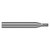 Harvey Tool 719520 | 0.188" Cutter Diameter x 3/16" Shank x 0.285" LOC x 2" OAL x 0.020" Radius 5 Flute Uncoated Carbide Miniature Corner Radius End Mill