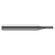 Harvey Tool 863960 | 0.219" Cutter Diameter x 1/4" Shank x 0.660" LOC x 2-1/2" OAL x 0.060" Radius 4 Flute Uncoated Carbide Miniature Corner Radius End Mill