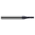 Harvey Tool 863960-C3 | 0.219" Cutter Diameter x 1/4" Shank x 0.660" LOC x 2-1/2" OAL x 0.060" Radius 4 Flute C3 Coated Carbide Miniature Corner Radius End Mill