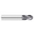 Fullerton Tool 32870 | 1/8" Diameter x 1/8" Shank x 1/4" LOC x 1-1/2" OAL 4 Flute TiAlN Solid Carbide Ball End Mill
