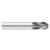 Fullerton Tool 32865 | 3/64" Diameter x 1/8" Shank x 1/8" LOC x 1-1/2" OAL 4 Flute TiAlN Solid Carbide Ball End Mill