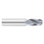 Fullerton Tool 30345 | 1/8" Diameter x 1/8" Shank x 1/2" LOC x 1-1/2" OAL 4 Flute TiCN Solid Carbide Ball End Mill