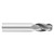 Fullerton Tool 32045 | 3/8" Diameter x 3/8" Shank x 1" LOC x 2-1/2" OAL 4 Flute Uncoated Solid Carbide Ball End Mill