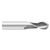 Fullerton Tool 32103 | 7/16" Diameter x 7/16" Shank x 1" LOC x 2-3/4" OAL 2 Flute Uncoated Solid Carbide Ball End Mill