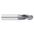 Fullerton Tool 30798 | 1/8" Diameter x 1/8" Shank x 1/2" LOC x 1-1/2" OAL 3 Flute TiAlN Solid Carbide Ball End Mill