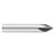 Fullerton Tool 36144 | 60-degree 1/2" x 3" Solid Carbide Uncoated Chamfer Mill