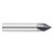 Fullerton Tool 36164 | 60-degree 3/16" x 2" Solid Carbide TiAlN Chamfer Mill