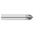 Fullerton Tool 36090 | 90-degree 3/8" x 2-1/2" Solid Carbide TiAlN Chamfer Mill
