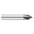 Fullerton Tool 36084 | 60-degree 3/8" x 2-1/2" Solid Carbide TiAlN Chamfer Mill