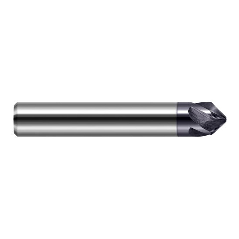 Harvey Tool 916524C3 30 Degree Angle per Side 0.2640" LOC x 0.3750" Shank AlTiN Coated Solid